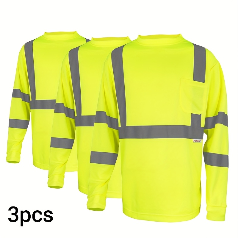 High Vis T Shirt KwikSafety Operator Safety Shirt Class Long