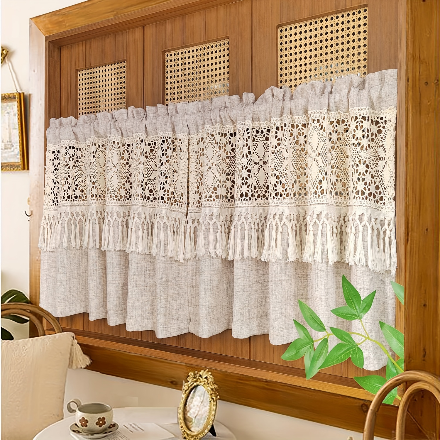 BEBUSINGOTO Set di 4 fermatende fatti a mano, fermatende decorativi con