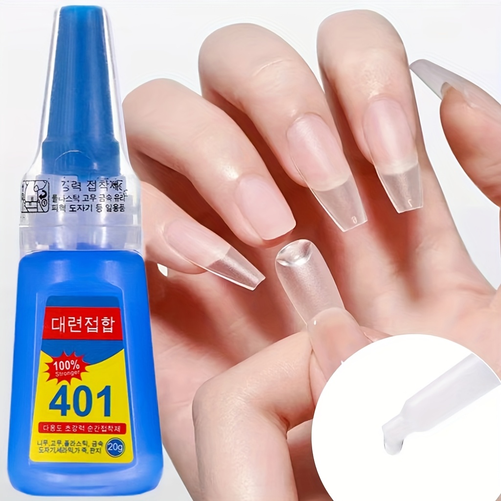 manicure   quick dry multifunctional 20g   401 super strong gel   suitable for   nails and patches