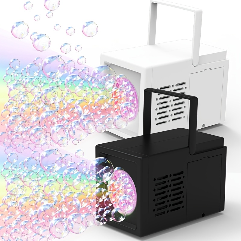 convenient handheld bubble machine for kids birthday party parent child interactive outdoor entertainment toy without batteries or bubbles