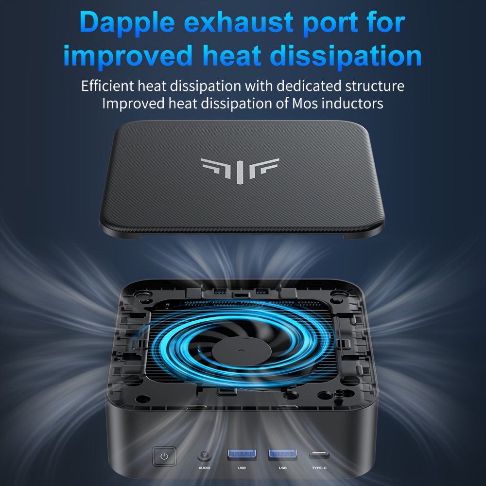 PC AMD Ryzen 7 7730U (tot 4.5GHz) 32GB DDR4 1TB SSD met Radeon Graphics | Desktop Computer voor Kantoor/Thuisbioscoop/Vergadering/Zakelijk/Reis | USB3.2