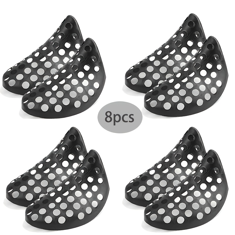 TEMU 8pcs Shoe Trees, Plastic Shoe Supports, Anti-deformation Shoe Stands, Anti-wrinkle And Anti-collapse Toe Caps, Suitable For Shaping All Types Of