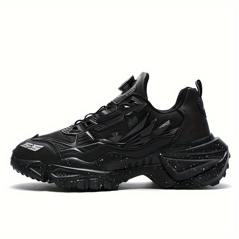 Image of Spring/autumn Men's Shoes Casual Anti-slip Sports Shoes Men Women's Shoes Mecha Spiral Button Shoes