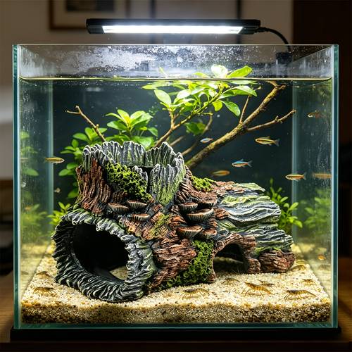 aquarium decorations large size trunk fish tank accessories stump shelter for betta hideout caves driftwood for aquarium simulation tree decor with holes