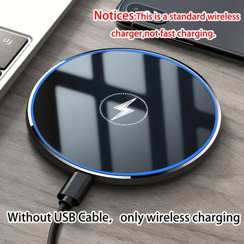 photo de l'article Chargeur sans fil rapide 15W, universel compatible avec les séries iPhone 17/16/15/14/13/12/11, séries S24/S23/S22/S21/S20/S10/S9/S8, séries Note 10/9/8 - Idéal pour le bureau, la maison, les voyages, chargeur portable