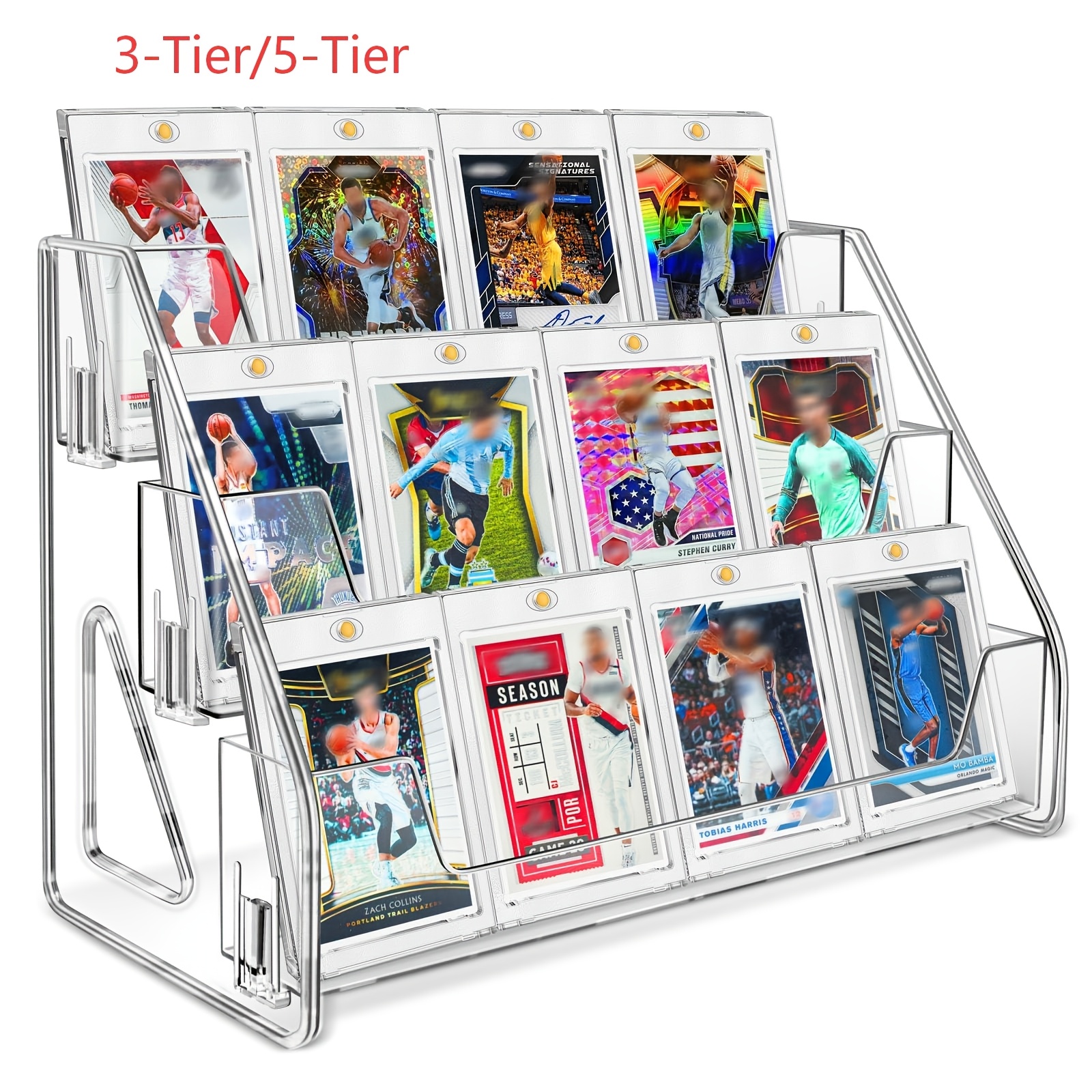 card cases to display wide cards Card Case (4-Row) - Trading Card Case main image 1