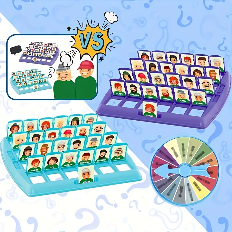 

guess Who I Am" Tabletop Game, Table Play Guessing Toy, Parent-child Interactive Toy