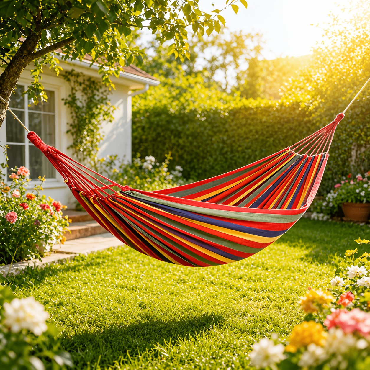 TEMU 1 Portable Camping Hammock With Anti-rollover Design, Widened And Thickened Load-bearing Fabric, Includes A Storage Carry Bag And High-strength