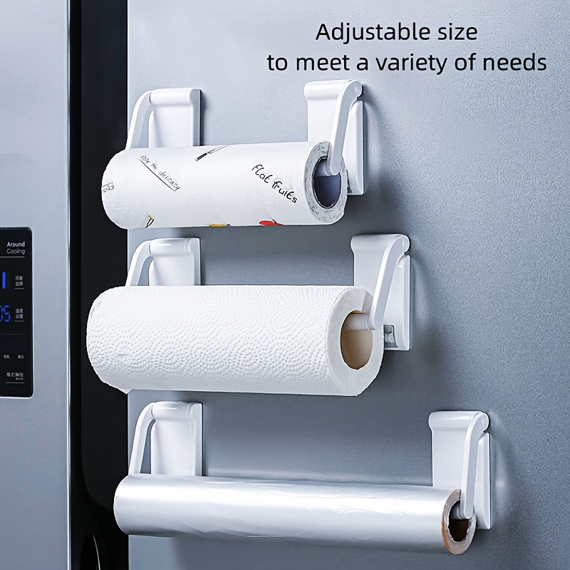 

Magnetic Paper Towel Holders With Strong Magnetic Backing, For Large Paper Towels Hook For Kitchen, Refrigerator, Grill, Garage, Shop