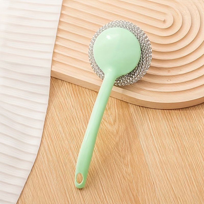 

10pcs, Cleaning Wire Ball, Kitchen Brush Pot , Long And Short Handle Dishwashing Brush, Cleaning Supplies, Cleaning Tool