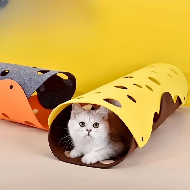 

1pc Pet Tunnel Tube Toy, Cat Tunnel Drill Hole, Roller Dragon Removable