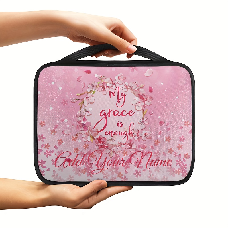 

Custom Name Pink Pattern Tote - Polyester, Use