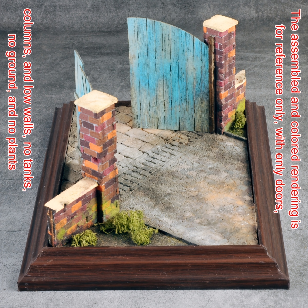 Wooden Doors Assembly Architectural Model
