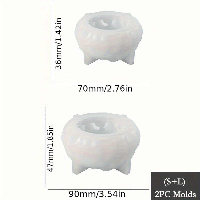 Image of Flower Molds Resin Candle Mold, Chrysanthemum Flower Bud Mold For Desktop Decoration Soap Candle Making Kit, Resin Mold For Epoxy Casting Polymer Clay Craft Gift