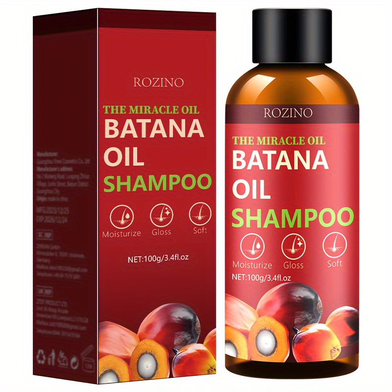 

100g Batana Oil Shampoo For Deep Cleansing, Refreshing, And Oil Removal, Moisturizing And Smoothing Hair, Suitable For All Types Of Hair