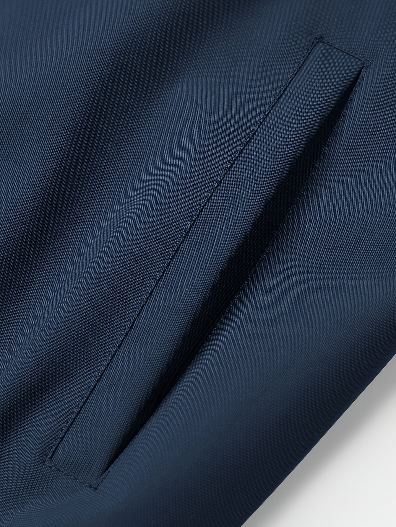 Men'S Stand Collar Color Block Bomber Jacket | Non-Stretch, Zipper Closure, Pocket Details, Regular Fit