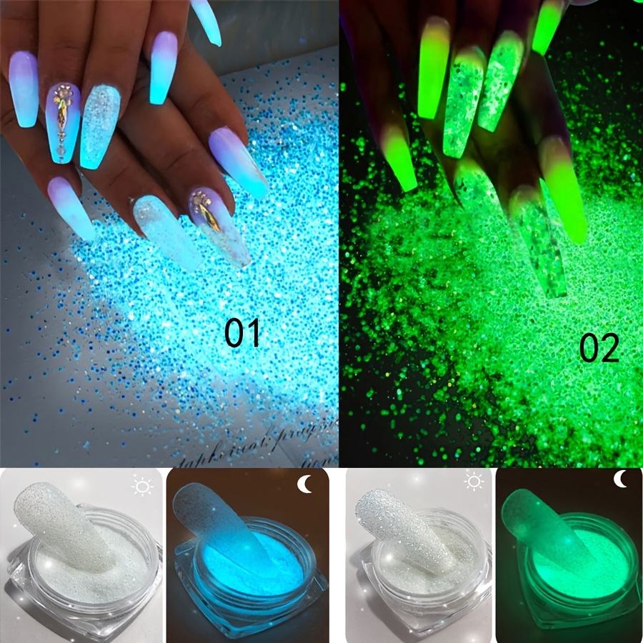 Image of 2pcs In The Dark Manicure Additions Tool Professional Supplies Summer Decoration (the Sunlight To Energy Before It Can )