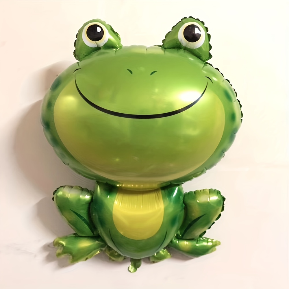

Giant Frog Foil Balloon - Perfect For Birthday Parties & Easter Decorations, Durable Aluminum Film, Ideal Gift For Ages 14+