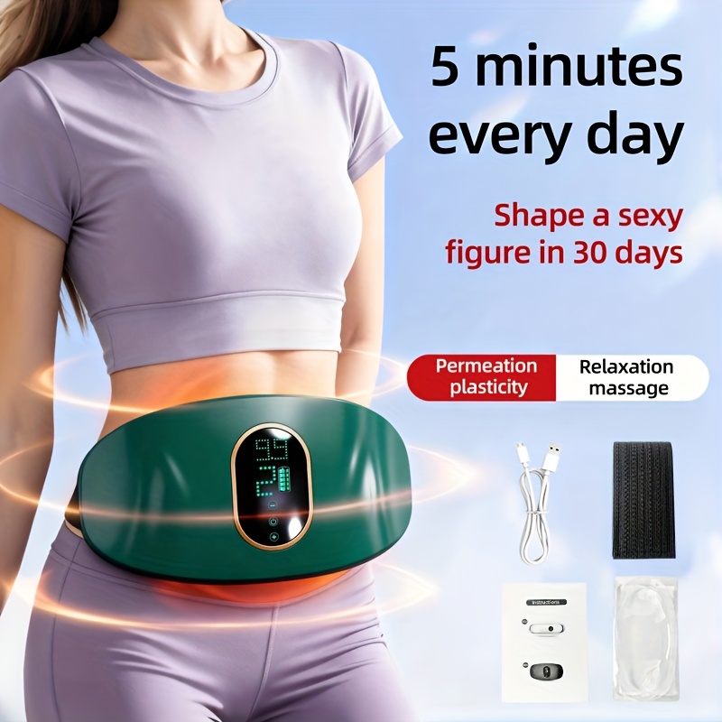 Portable abdomen and leg massager for body shaping.
