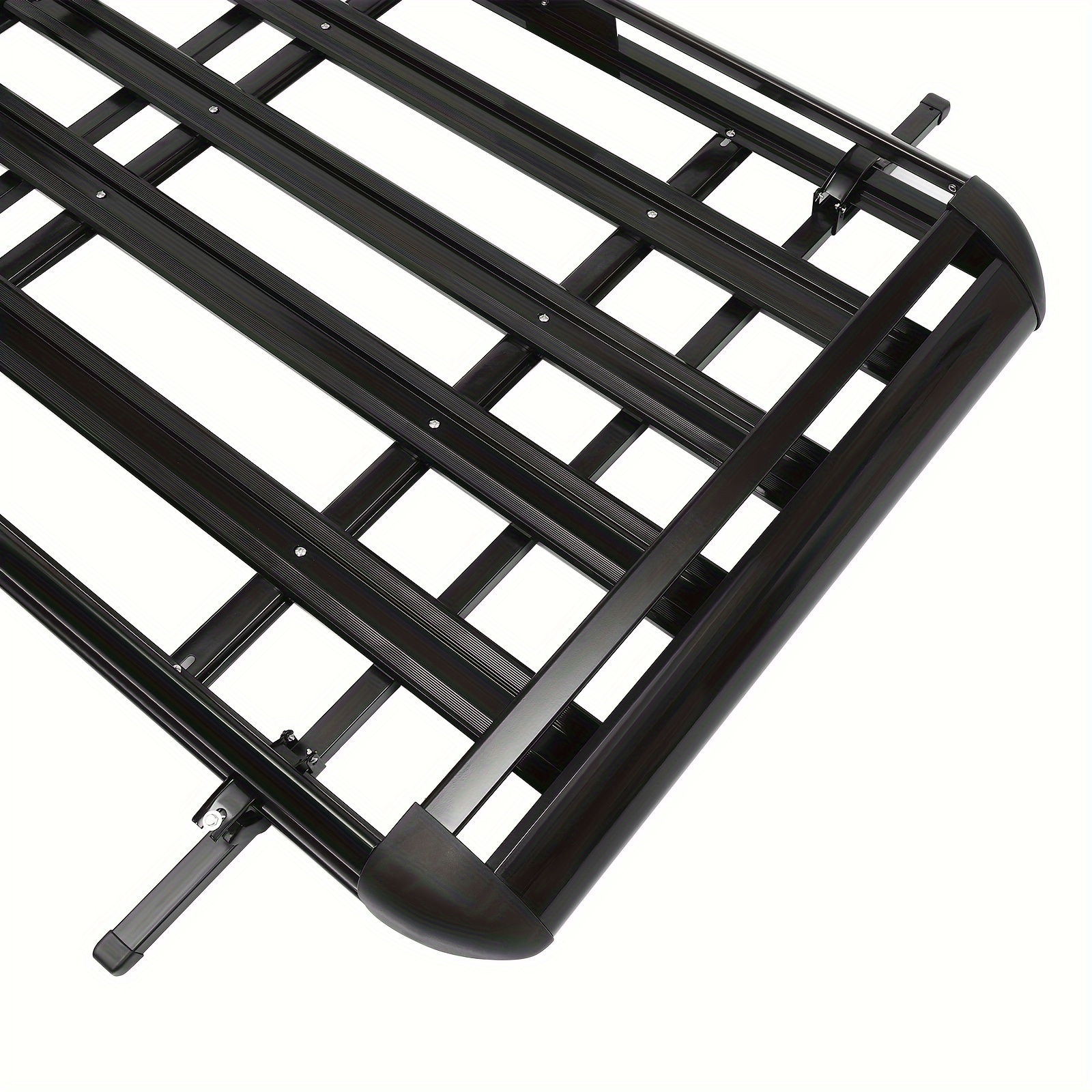Panier De Toit Universel Aluminium Pour SUV - Porte-Bagages 150kg, Réglable, Noir - 2