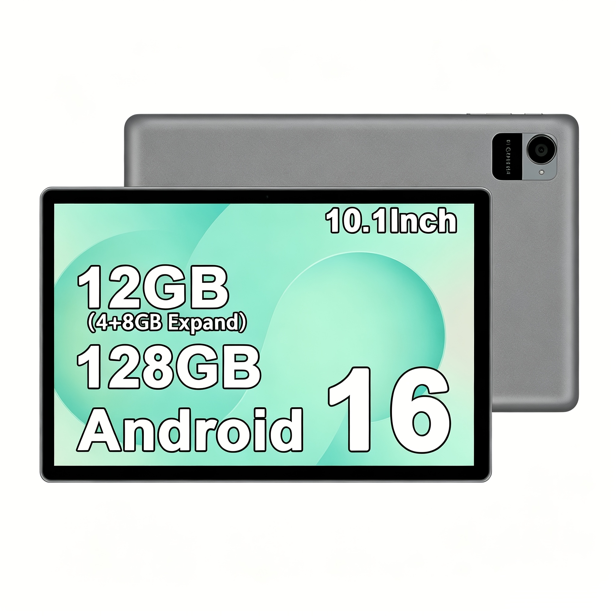 Image of Crelander 16, 10.1 Inch Tablet 12gb(4gb+8gb) , 128gb Rom Expansion Support 2-in-1 Tablet Computer With Protective Case, Keyboard, Mouse, Stylus, Dual Wifi, Type-c , Otg, Tablet For Work Use
