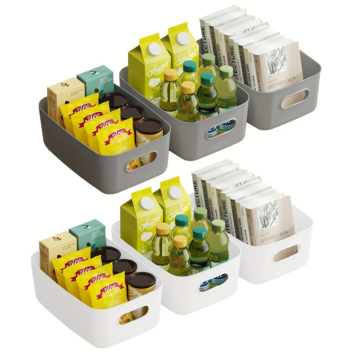 Storage Box Organizers Storage Office Desktop Sundries Organizer Plastic  Tissue Box Multi-functional Room Home Organization