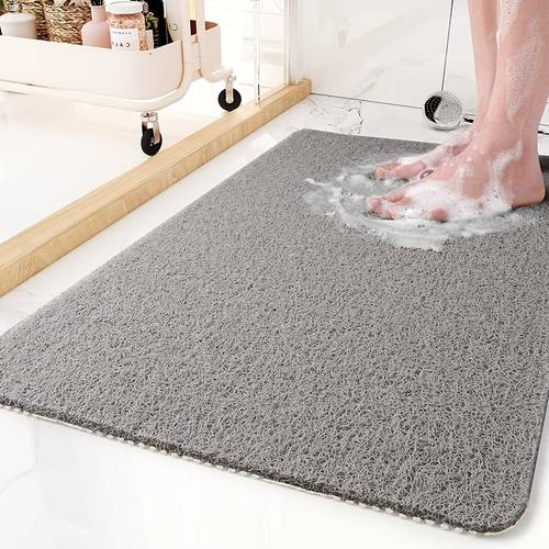 item picture soft textured bathroom bath mat shower and bathtub mat non slip comfortable bathtub mat with drainage tube suitable for quick drying