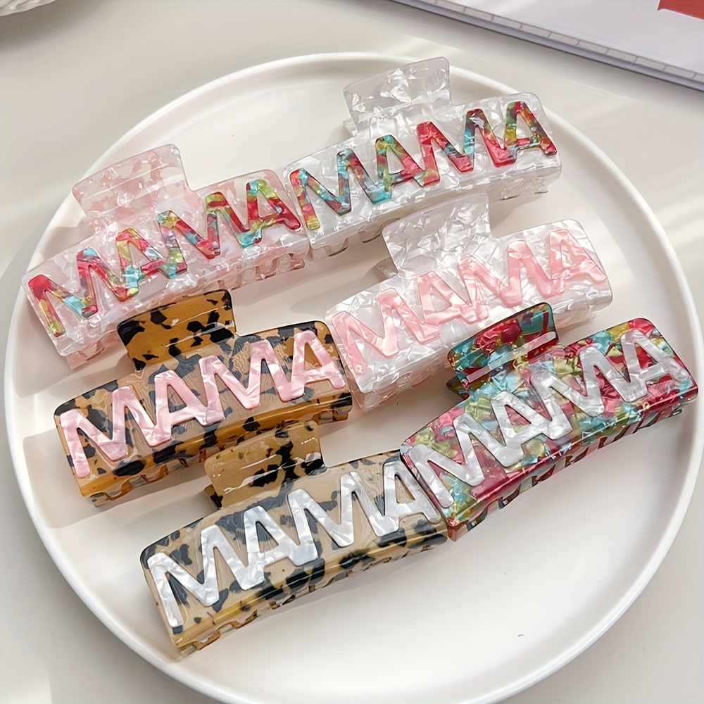 TEMU A Stylish Hair Clip For, Perfect As A Gift For Mothers And Grandmothers Or Parties, Featuring Fashionable Hair Additions