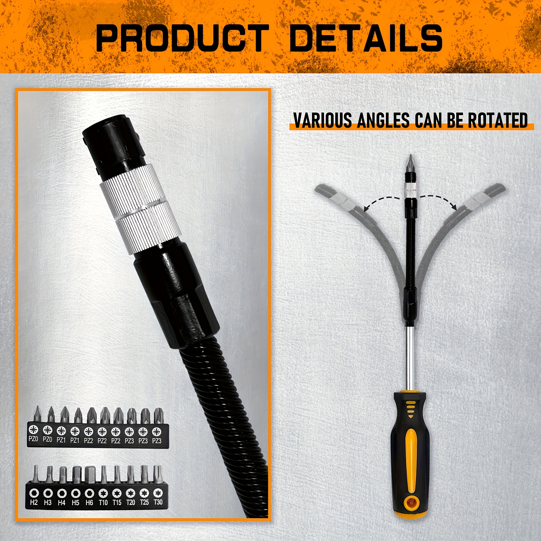 Juego de Destornilladores Magnéticos 121pcs/53ps | Acero Cromo Vanadio, Juegos Multifuncionales para Reparación y Desmontaje en el Hogar, ¡Regalo Ideal! Kit DIY con Puntas Imantadas. Incluye Mini destronador plano preciso, Óptimo agarrado ergonómico. ¡Herramienta duradera ideal! ¡Esencial taller e instrucciones fáciles