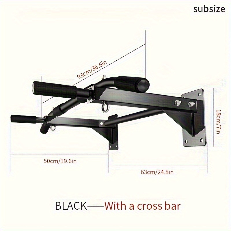 Household Indoor , Wall-mounted Pull-up Equipment, Wall Passage Drilling And Installation And Fixing, Suitable For Home Fitness, Pull-up Strength Training