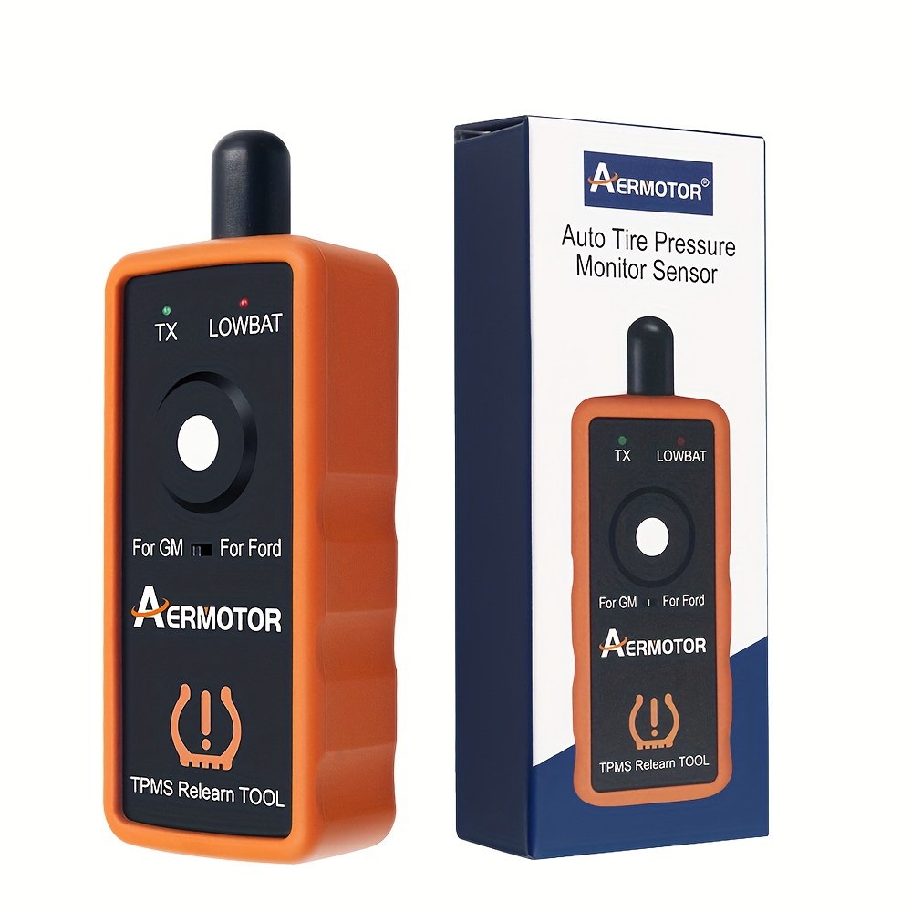 TEMU Aermotor 2in 1 Plus Super Tpms Tool For Ford For Gm Automotive Tire Pressure Monitor Sensor 315/433 Mhz Reset Tool 2in1 Activation Tool