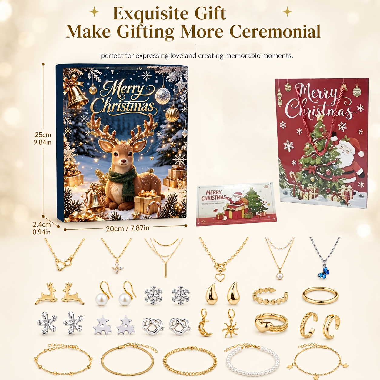 2026 Christmas Countdown Calendar, 24-Day Holiday Gift