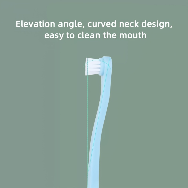 3 pack solid color round head pet soft bristle toothbrushes pet oral care supplies small toothbrushes for cats and dogs Product details 5