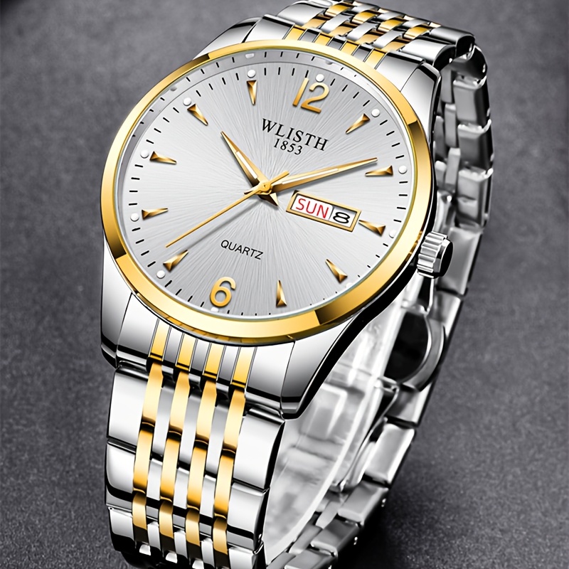Stylish Minimalist Quartz Watch for Men with Luminous Features