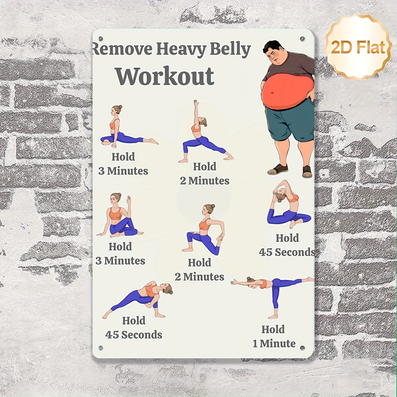simple exercise to lose belly fat sold on Temu United States