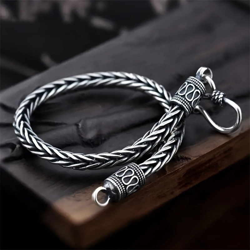 Unisex Handwoven Fox Tail Chain Tribal Ethnic Style Bracelet