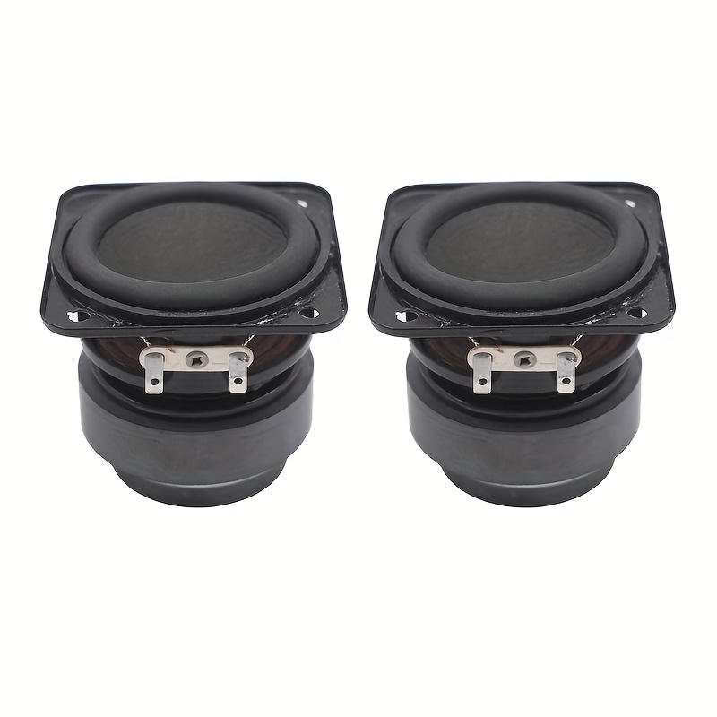 2 kosa 2-palčni 4 Ohm 12W zvočniki 52 mm polno obsegni dvojni magnetni zvočnik z dolgim hodom za DIY domače zvočno gledališče