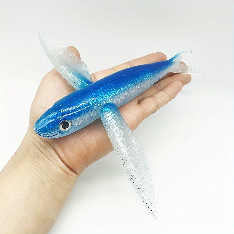 Bionic Soft Lure Flying Fish Lure Fishing Accessories Big - Temu