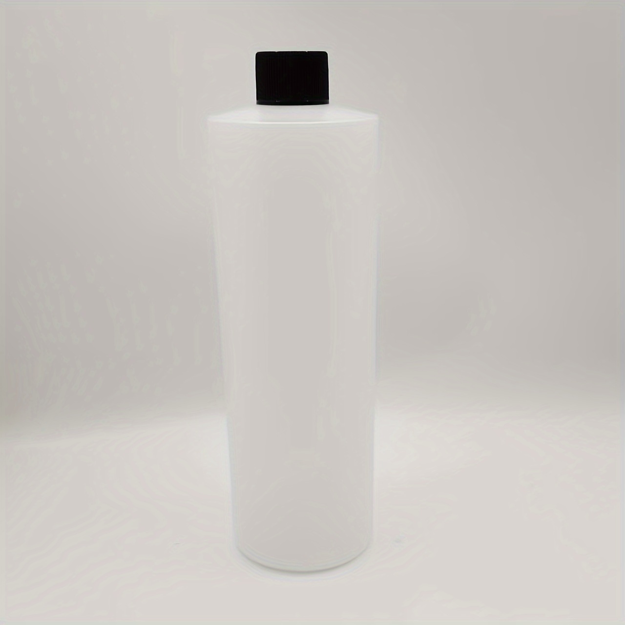 Image of 1pc 500ml Plastic Dispenser Bottle With Twist Cap, Unscented, Refillable For Liquids, Lotions, Face Wash - Smooth Body, Safe & Non-toxic, Cleaning Supply | Sleek Cylindrical Bottle | Twist Cap