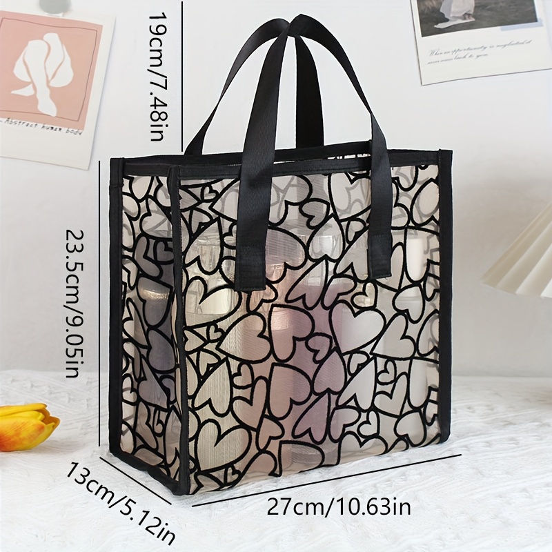 ★2024SS新作★RONRON★HEART PATTERN MESH TOTE BAG RHC0103-036262M.jpg?v=