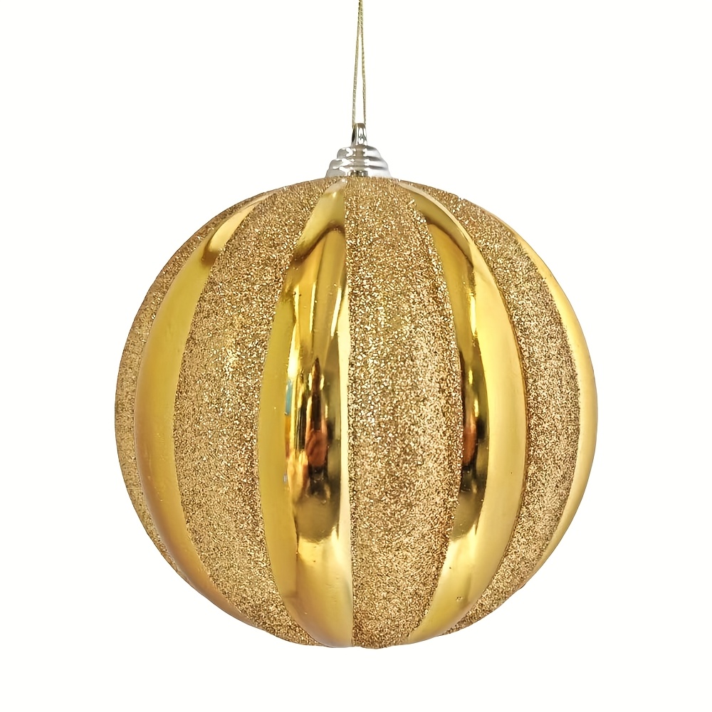 TEMU Set Of 1/18cm Pumpkin Ball/golden/home Decor/holiday Ornament/festive Hanging Decoration/christmas Decorative Pendant