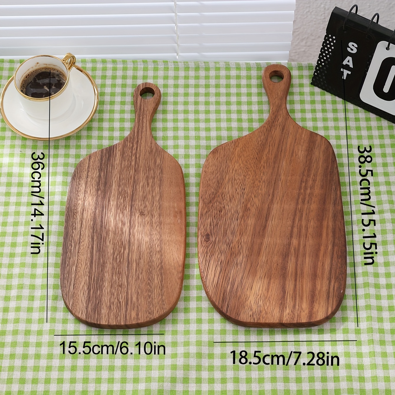 acacia wood cutting boards for food contact bread board and cheese tray set details 4