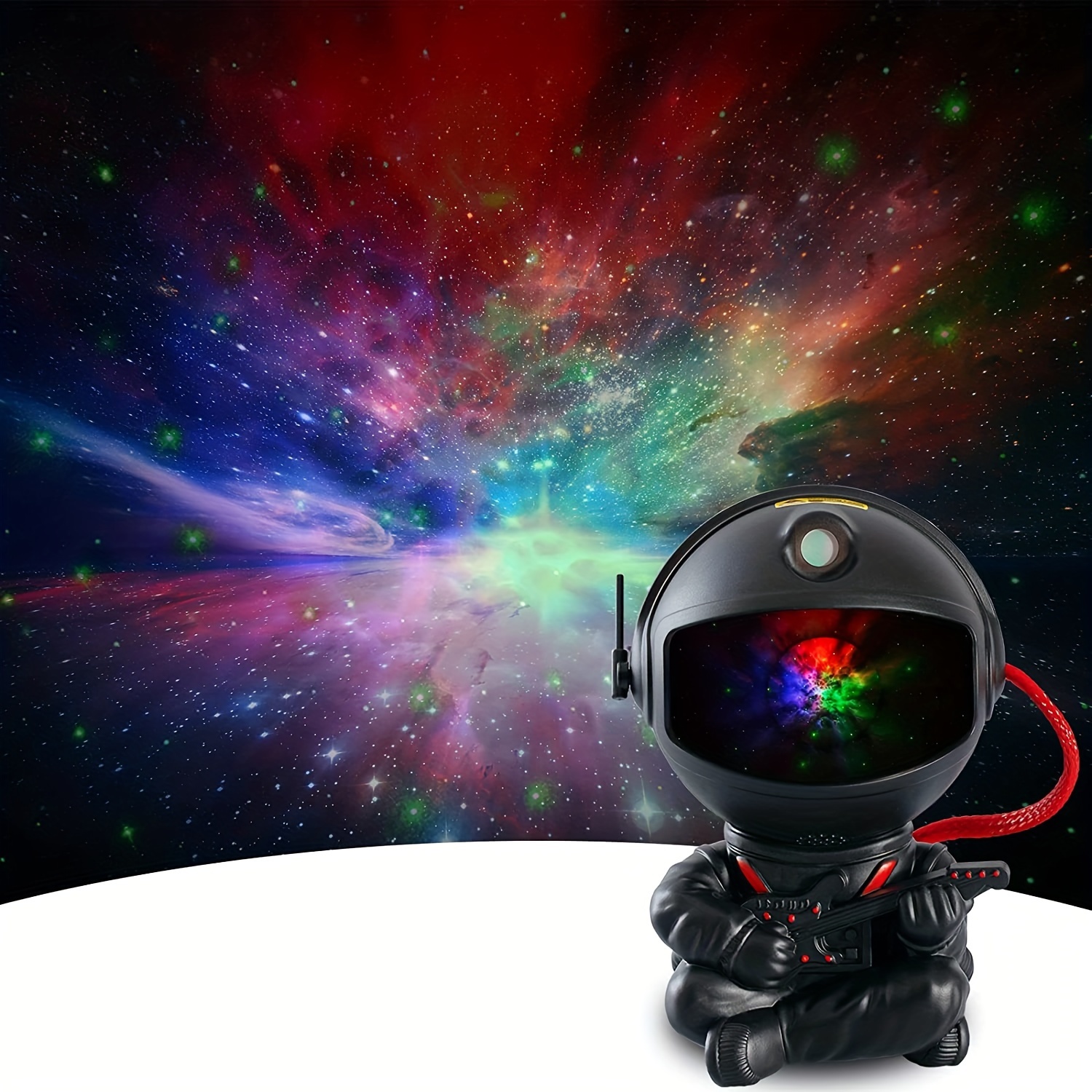 

1pc Astronaut Star Projector Galaxy Night Light, Sky Decor Lamp For Bedroom Christmas, Small & Bright Cute Astronaut Led Lights, Space Nebula Starry Cloud With Remote Control