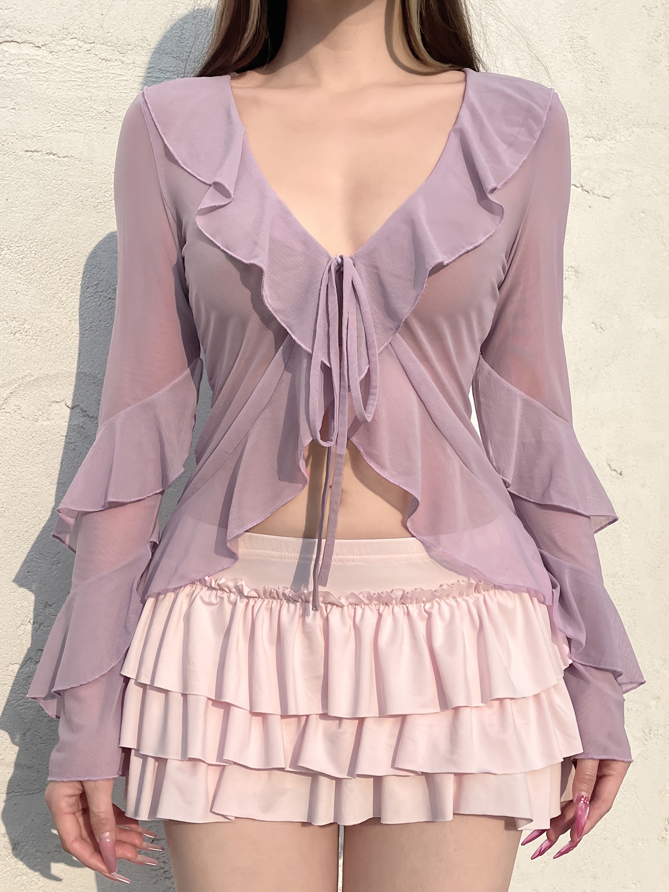 purple top sold on Temu Canada