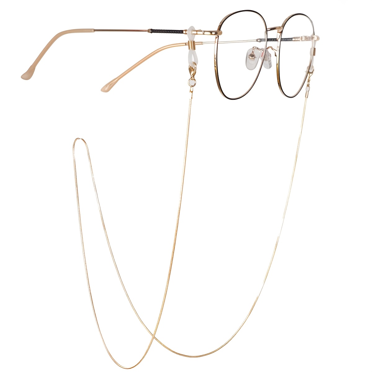 Women's Snake Bone Chain Eyeglass Chain, Non-Slip Holder
