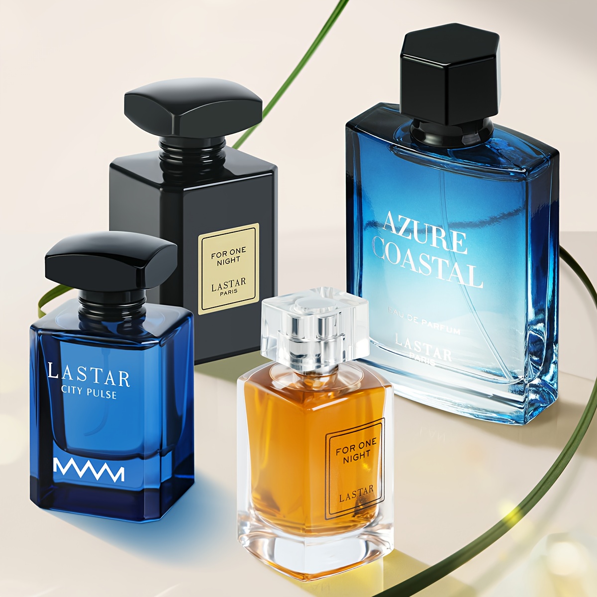 Image of [ Set ] A Total Of 210ml, 4 Bottles. Musk & Coffee, Classic & Floral And Fruity Notes, Enhance The Atmosphere Of A Date. Men's Long-lasting Cologne, Long-lasting Fragrance, 's Gift, Gift Box Packaging