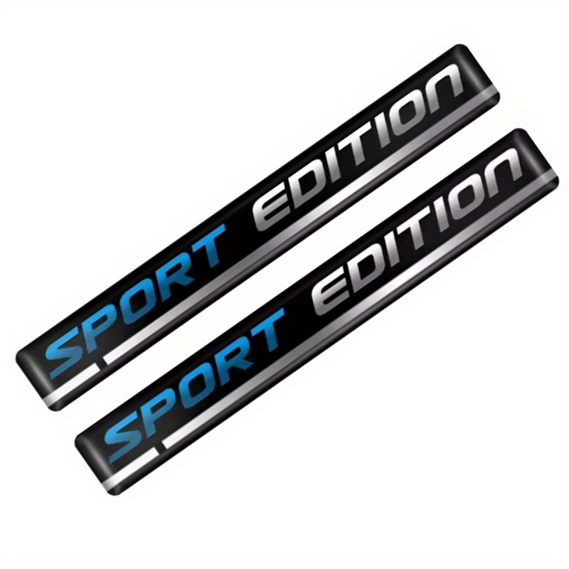 E-shop 2 Stück Aufkleber Limitierte Edition Emblem Abzeichen Dekor Auto LKW Ersatz für Universelle Fahrzeuge SUV Motorrad Fahrrad Zubehör