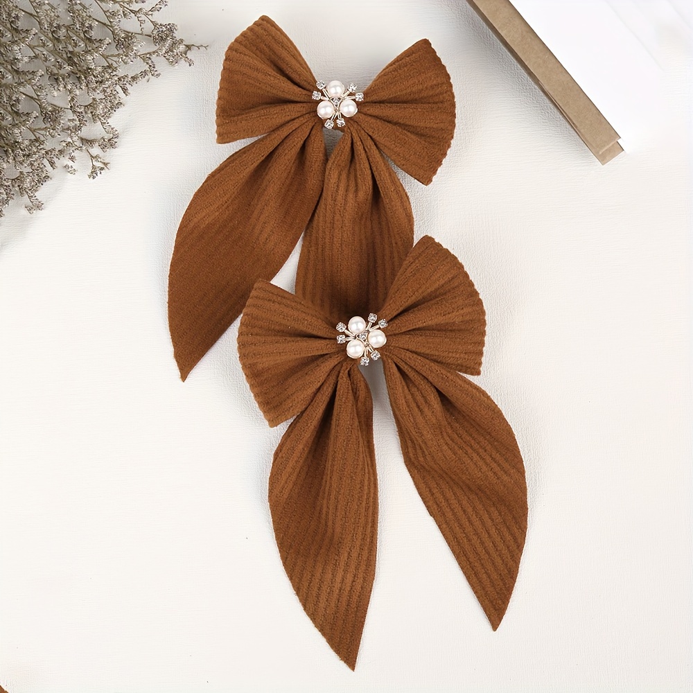 

2 Pcs Bow Long , Decor, Accessories , / , Polyester, Accessories