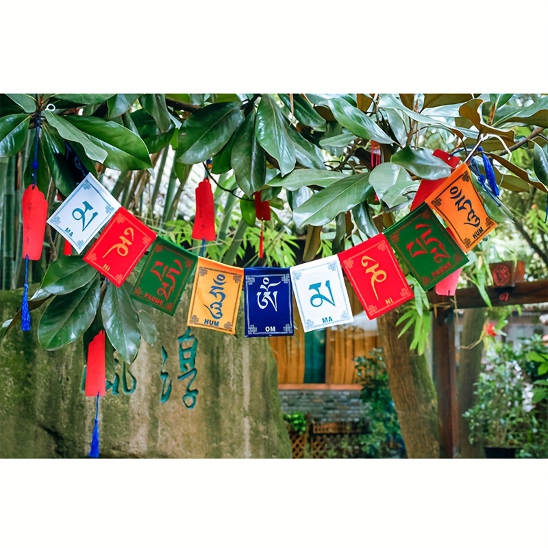 Mini Banderas tibetanas 10 x 8 cm