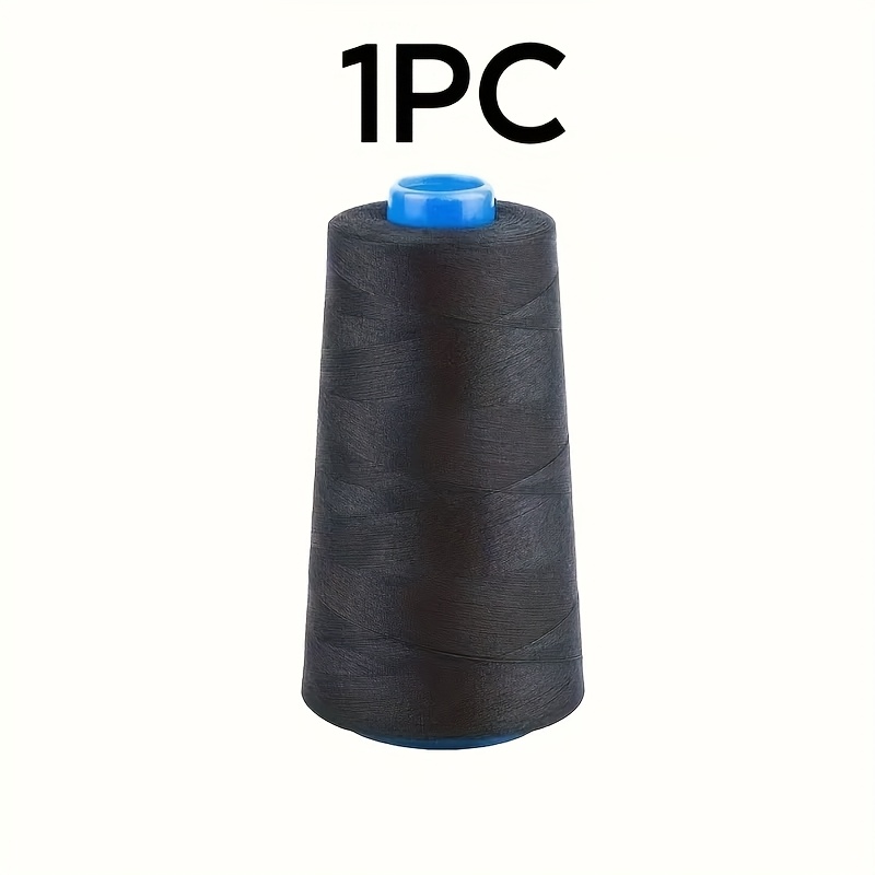 Black Polyester Sewing Thread, 40/2, 3500 Yards Per Roll, Suitable For Home And Industrial Machines